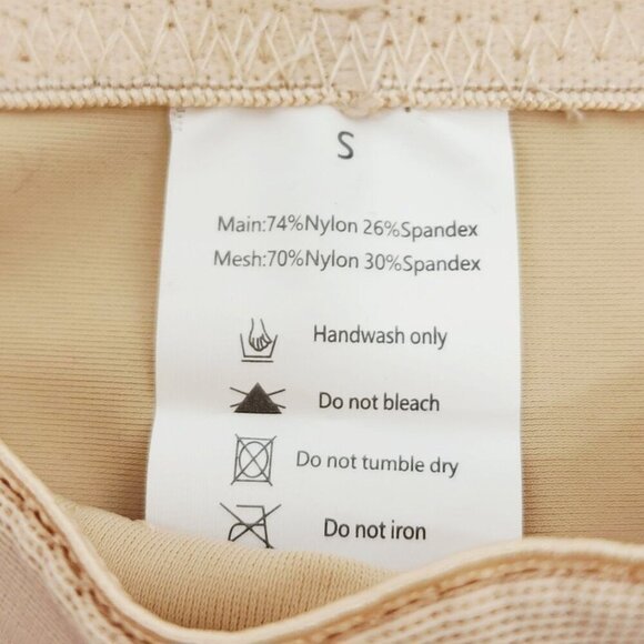 High-Waist Beige Shapewear Briefs For Women Size S - Picture 2 of 6